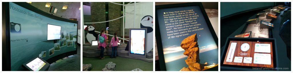 Cliffs Exhibition at the Cliffs of Moher. Ireland vacation tips | Ireland vacation | IrelandFamilyVacations.com