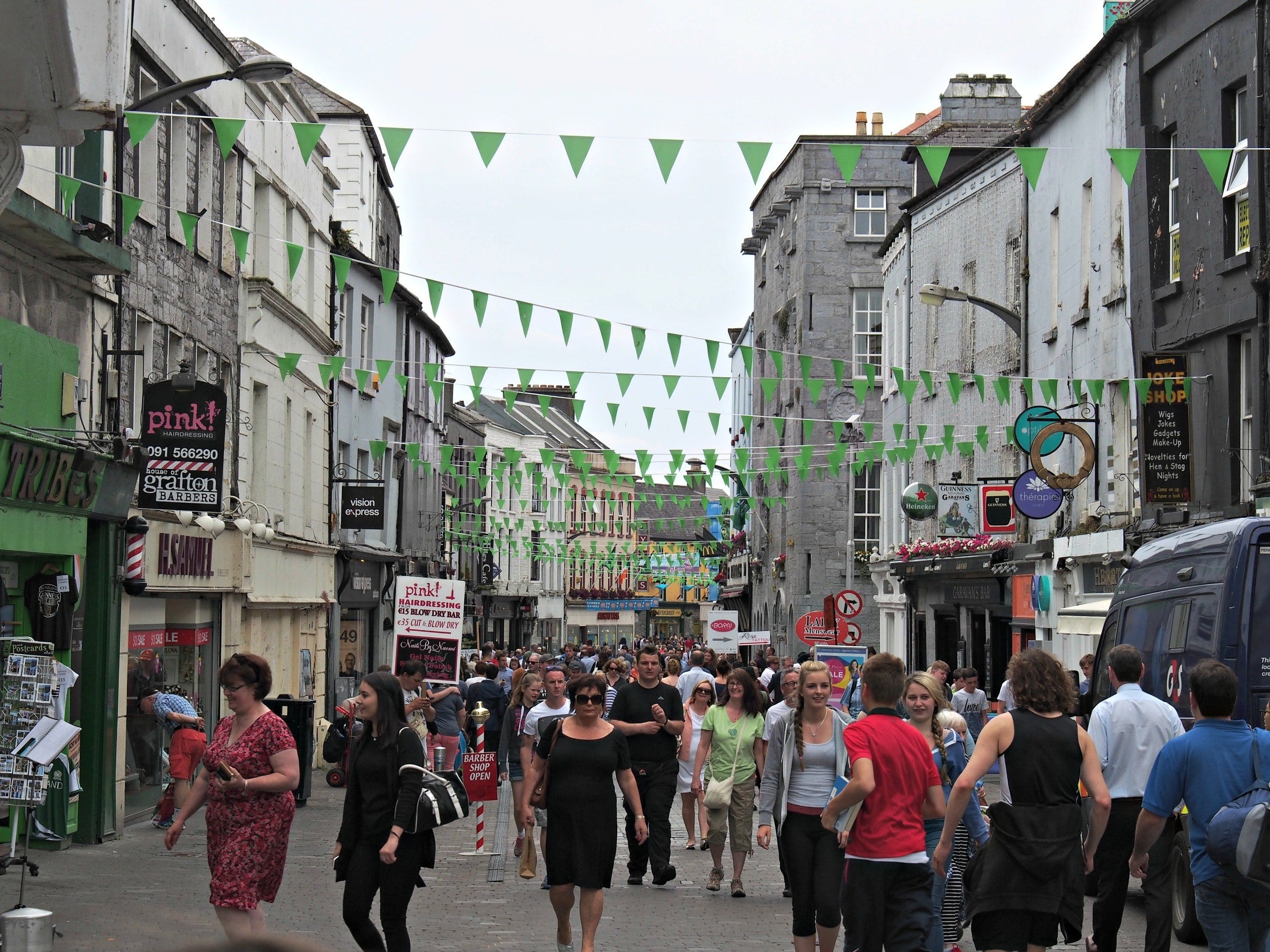 Latin Quarter in Galway City